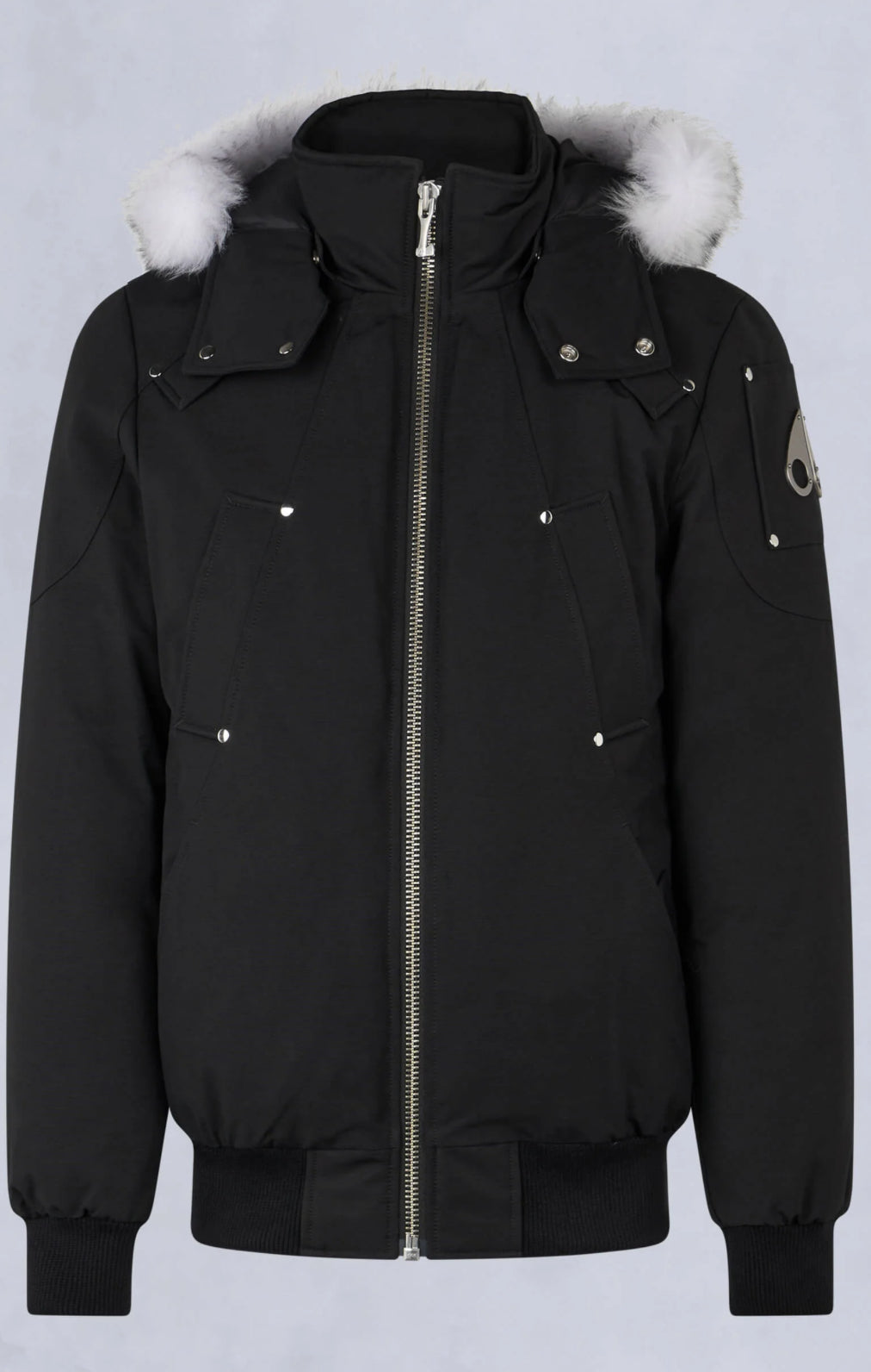 shearling ballistic bomber jacket