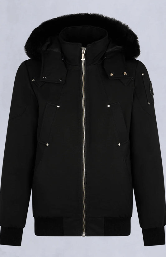 shearling ballistic bomber jacket